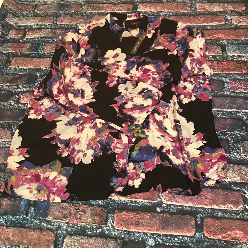The Limited 2X blouse! So gorgeous. 💕